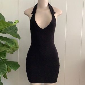 21 Saints Women's Halter Top Sexy Dress Black Size Small